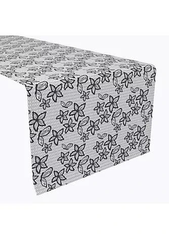 商品Fabric Textile Products, Inc.|Table Runner, 100% Polyester, 12x72", Lacey Butterflies & Flowers,价格¥158,第1张图片