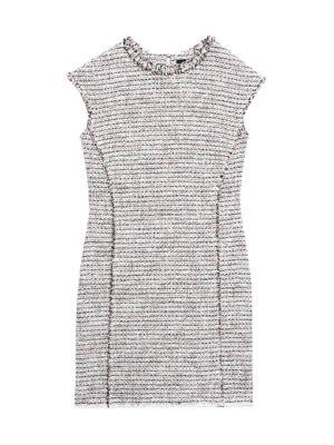 Tweed Fringe Mini Dress商品第3张图片规格展示