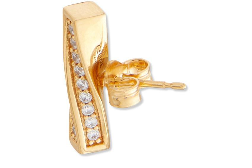 商品Celine|Edwige 黄铜耳环,价格¥3511,第1张图片
