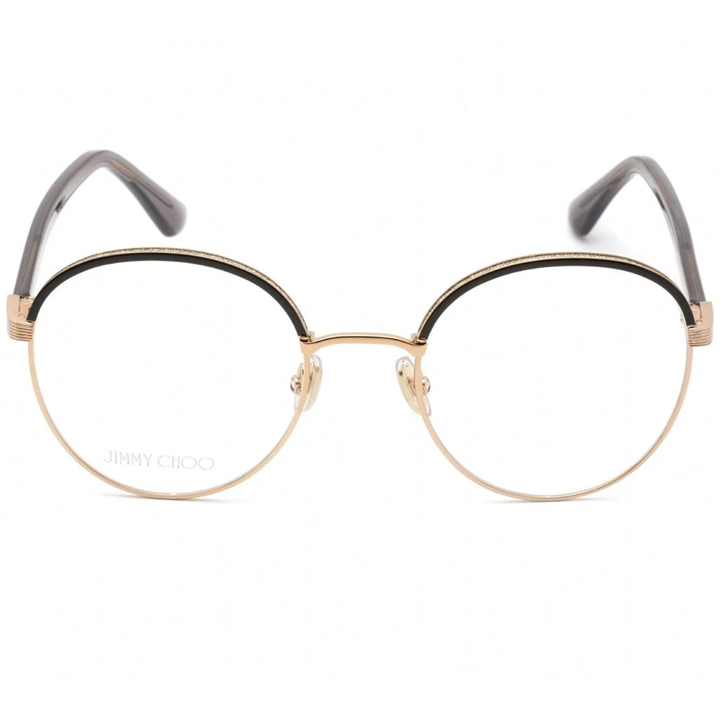 商品Jimmy Choo|Jimmy Choo Women's Eyeglasses - Clear Lens Gold Metal Round Frame | JC 267/G 0J5G 00,价格¥500,第2张图片详细描述