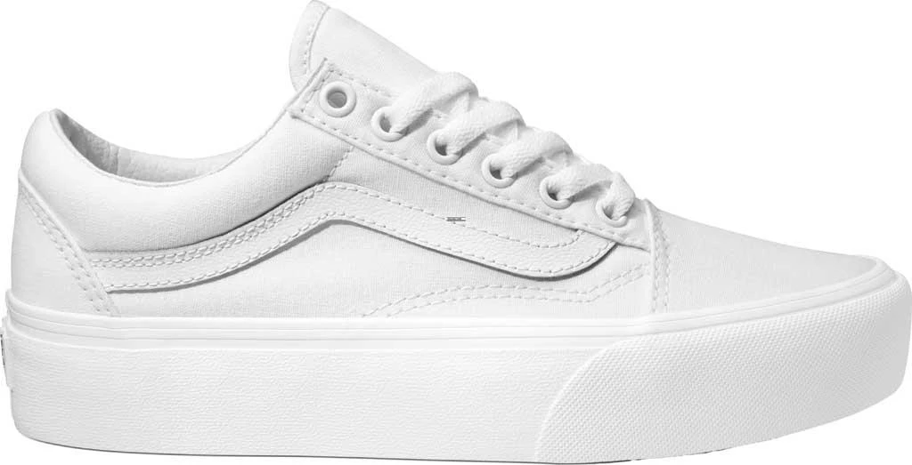 商品Vans|女款 Old Skool 加厚底 帆布板鞋,价格¥339,第1张图片