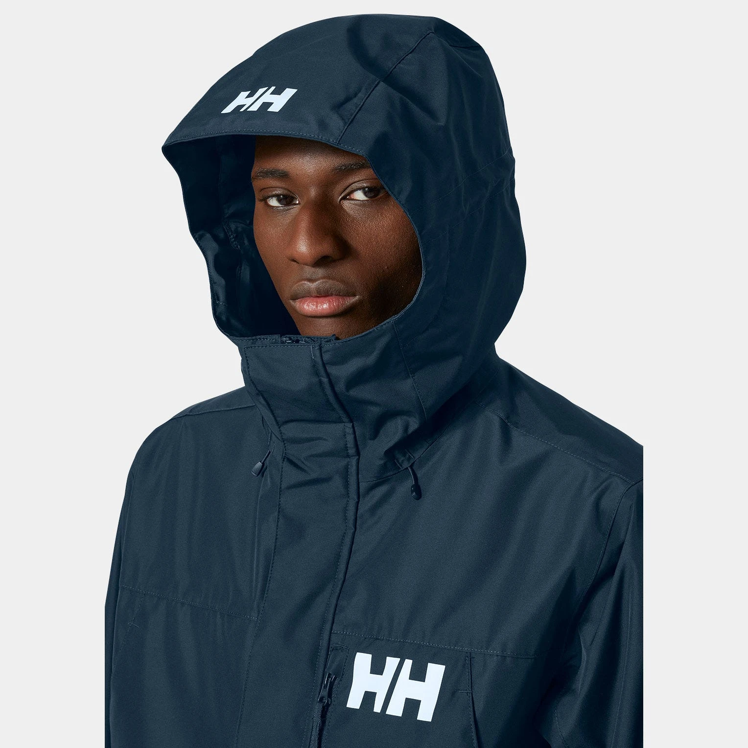 商品【预售7天】 Helly Hansen|Helly Hansen 男士户外冲锋衣 53796597NAVY 深蓝色,价格¥1863,第4张图片详细描述