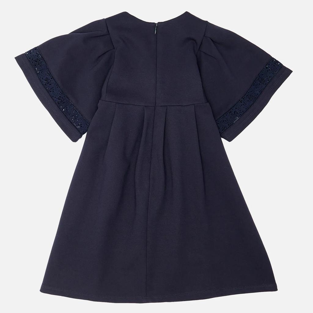 商品Chloé|Chloé Girls' Smock Dress - Navy,价格¥447,第4张图片详细描述