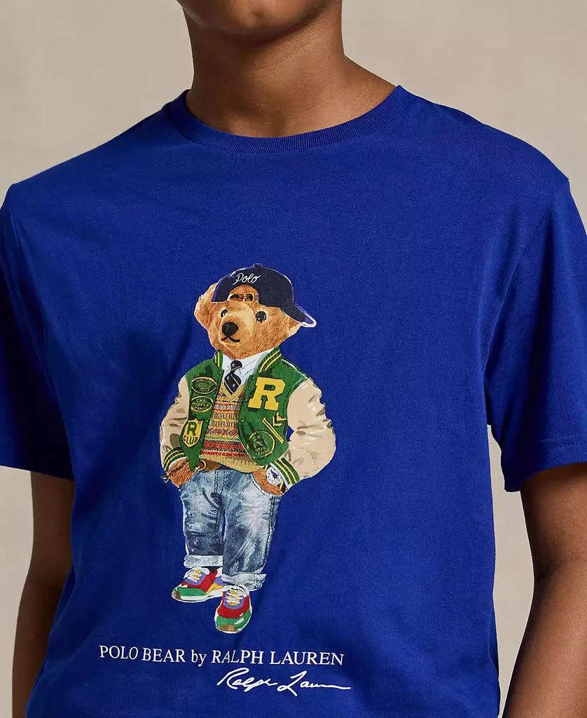 商品Ralph Lauren|Big Boys Polo Bear Cotton Jersey Tee,价格¥141,第3张图片详细描述