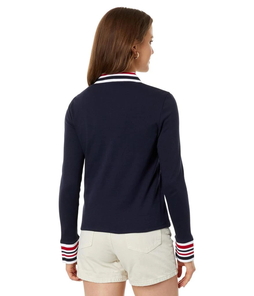 商品Tommy Hilfiger|Long Sleeve 1/4 Zip Polo,价格¥526,第2张图片详细描述