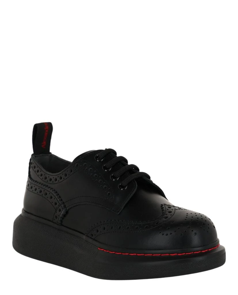 商品Alexander McQueen|Liquid Spaz Lace-Up Brogues,价格¥1663,第2张图片详细描述