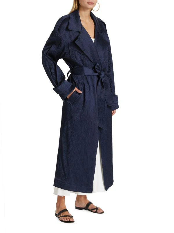 商品Tove|Mara Long Belted Trench Coat,价格¥3657,第3张图片详细描述