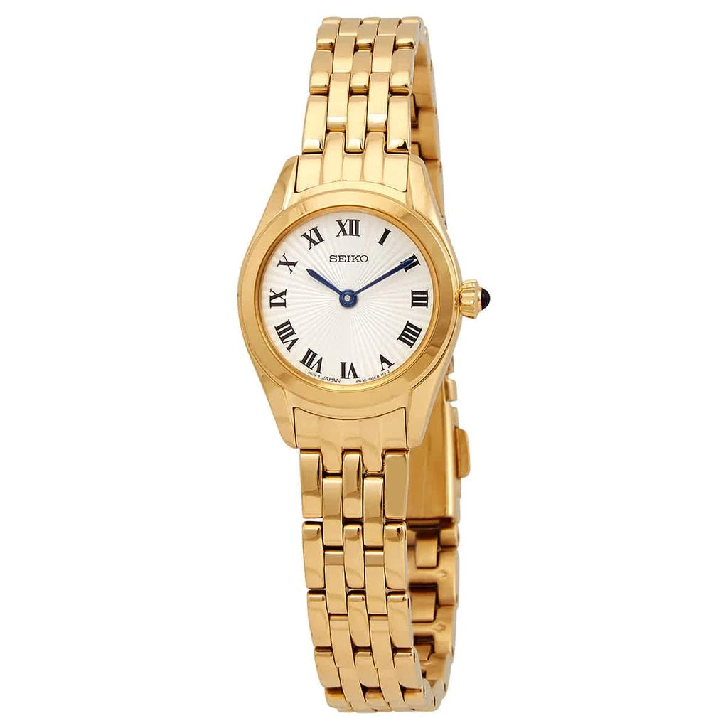商品Seiko|Classic Quartz White Dial Ladies Watch SWR040,价格¥1224,第1张图片