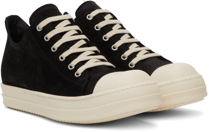 商品Rick Owens|Black Suede Sneakers,价格¥6056,第6张图片详细描述