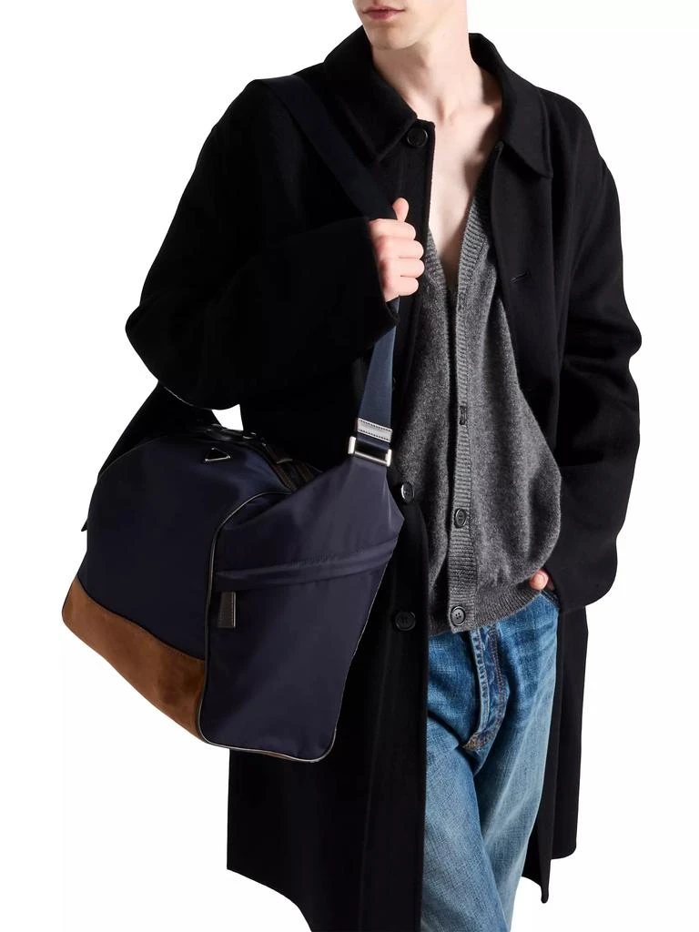 商品Prada|Re-Nylon and Leather Shoulder Bag,价格¥20551,第2张图片详细描述