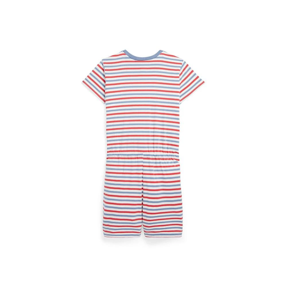 商品Ralph Lauren|Big Girls Striped Cotton Jersey Romper,价格¥157,第2张图片详细描述