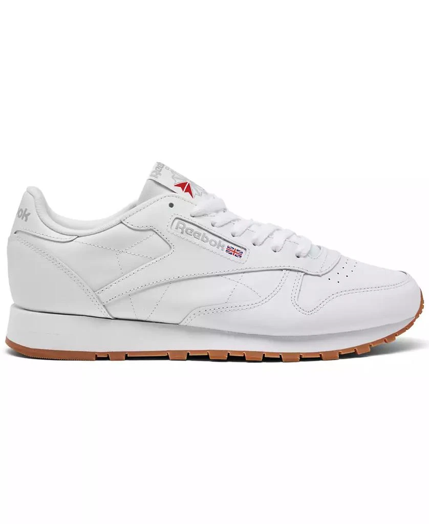 商品Reebok|Men's Classic Leather Casual Sneakers from Finish Line,价格¥605,第2张图片详细描述