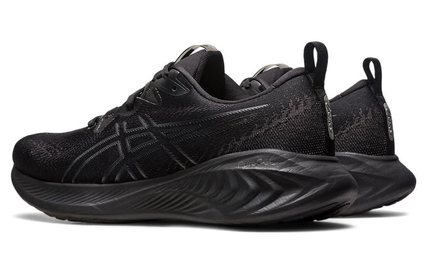 商品[国内直发] Asics|Gel-Cumulus 25 反光 织物透气 低帮跑步鞋 男款 黑色,价格¥859,第5张图片详细描述
