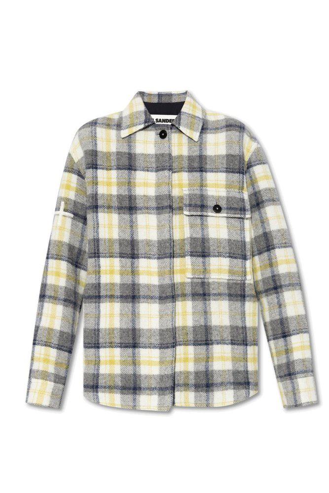 Jil Sander+ All-Over Checked Buttoned Shirts商品第1张图片规格展示