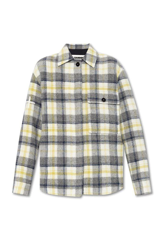 商品Jil Sander|Jil Sander+ All-Over Checked Buttoned Shirts,价格¥4682,第1张图片