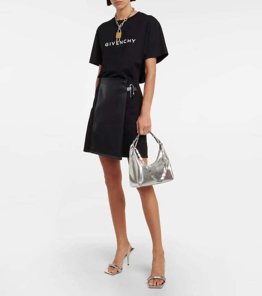 商品Givenchy|Moon挖剪S号皮革单肩包,价格¥17006,第5张图片详细描述