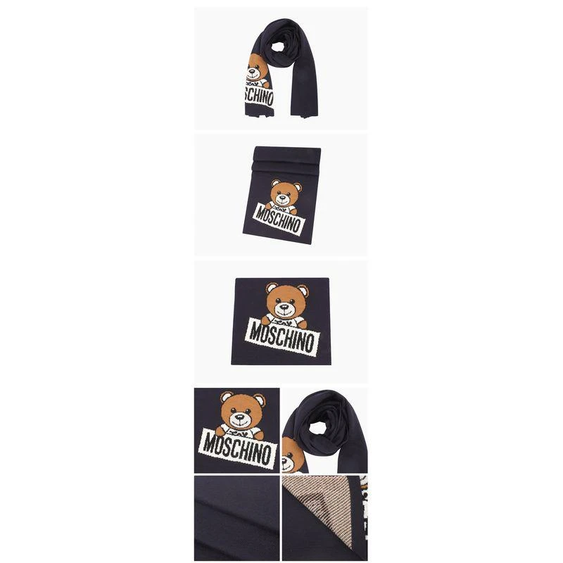 商品Moschino|香港直邮moschino莫斯奇诺字母泰迪熊围巾215081416潮流时尚日常,价格¥904,第9张图片详细描述