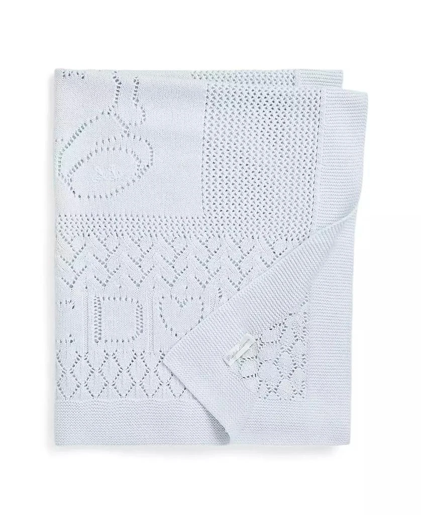 商品Ralph Lauren|Baby Boys or Girls Pointelle Knit Cotton Blanket,价格¥679,第1张图片