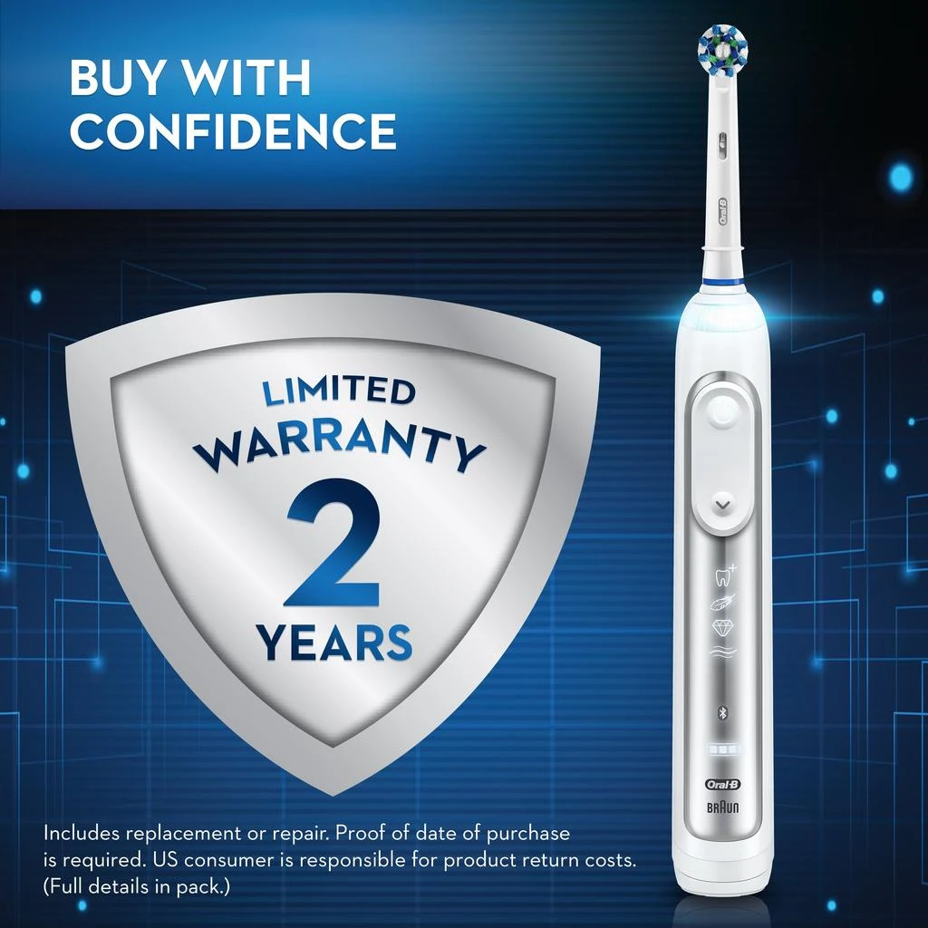 Oral-B Pro 5000 Smartseries Power Rechargeable Electric Toothbrush with Bluetooth Connectivity, White Edition 商品