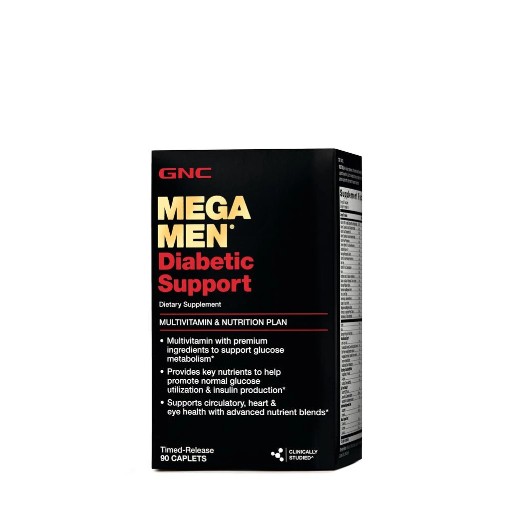 商品GNC|GNC Mega Men® Diabetic Support,价格¥185,第1张图片