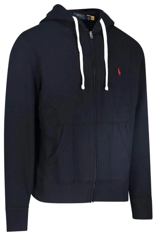 商品Ralph Lauren|Polo Ralph Lauren Logo Embroidered Zipped Hoodie,价格¥1068,第3张图片详细描述