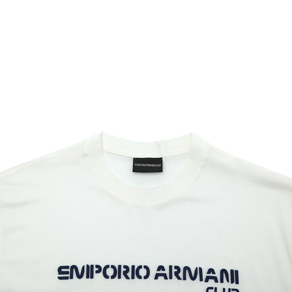 EMPORIO ARMANI 男白色短袖T恤 3L1TCE-1JUVZ-0128商品第3张图片规格展示