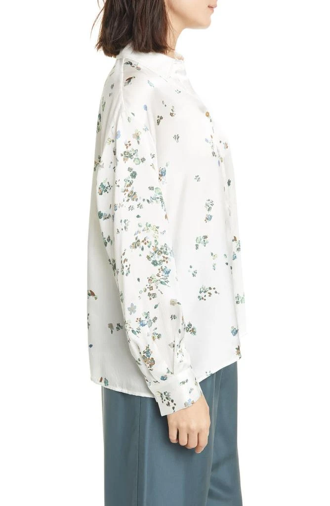 商品Vince|Scattered Floral Silk Blouse,价格¥1031,第3张图片详细描述