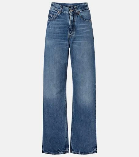 商品Yves Saint Laurent|V-Waist阔腿牛仔裤,价格¥9584,第1张图片