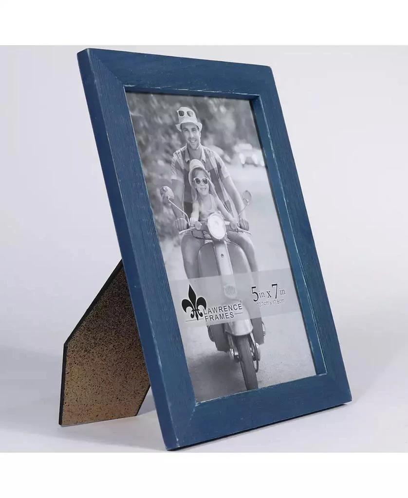 商品Lawrence Frames|Charlotte Weathered Navy Blue Wood Picture Frame - 5" x 7",价格¥103,第2张图片详细描述