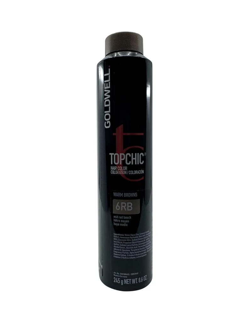 商品GOLDWELL|Topchic Hair Color Warm Browns 6RB Mid Red Beech 8.6 OZ,价格¥246,第1张图片