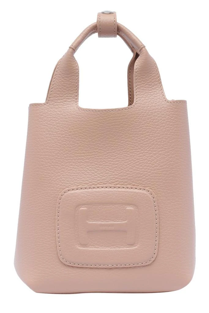 商品hogan|Hogan Logo Embossed H-Bag Mini Shopping Bag,价格¥2538,第1张图片