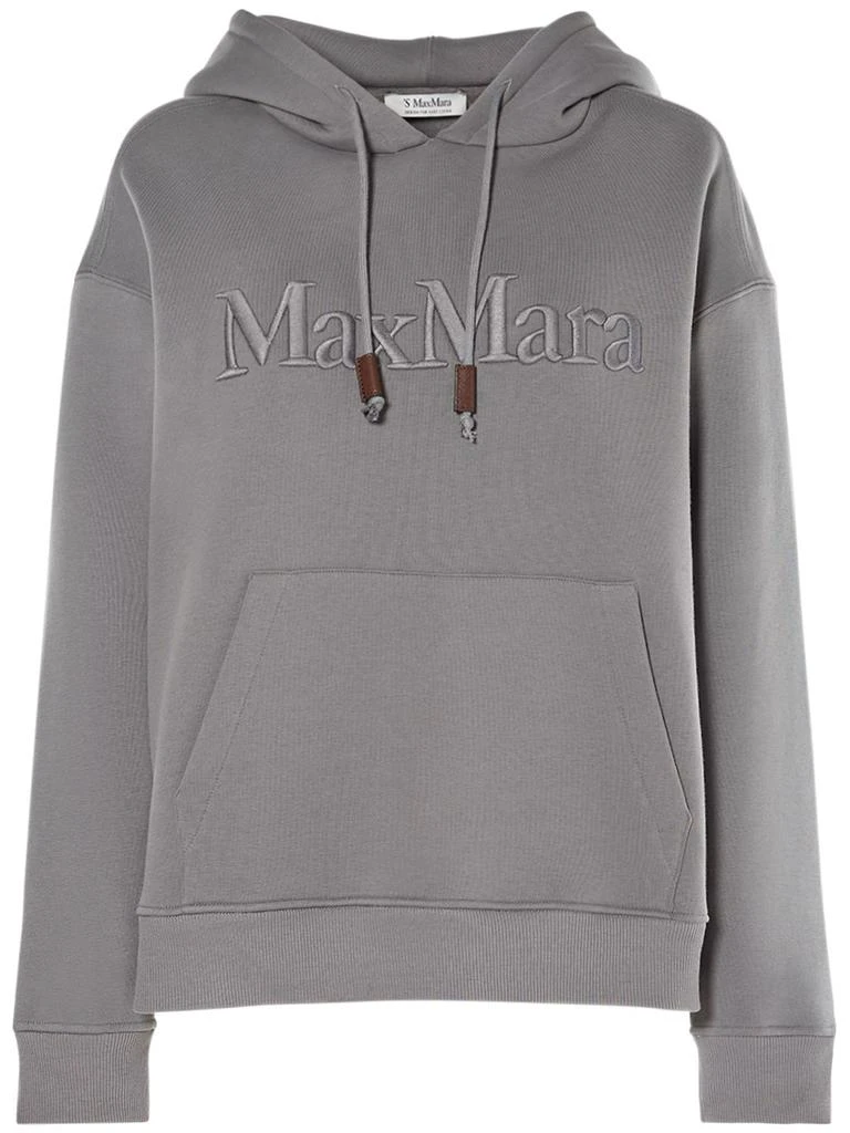 商品Max Mara|Agre Cotto Jersey Logo Hooded Sweatshirt,价格¥1021,第1张图片