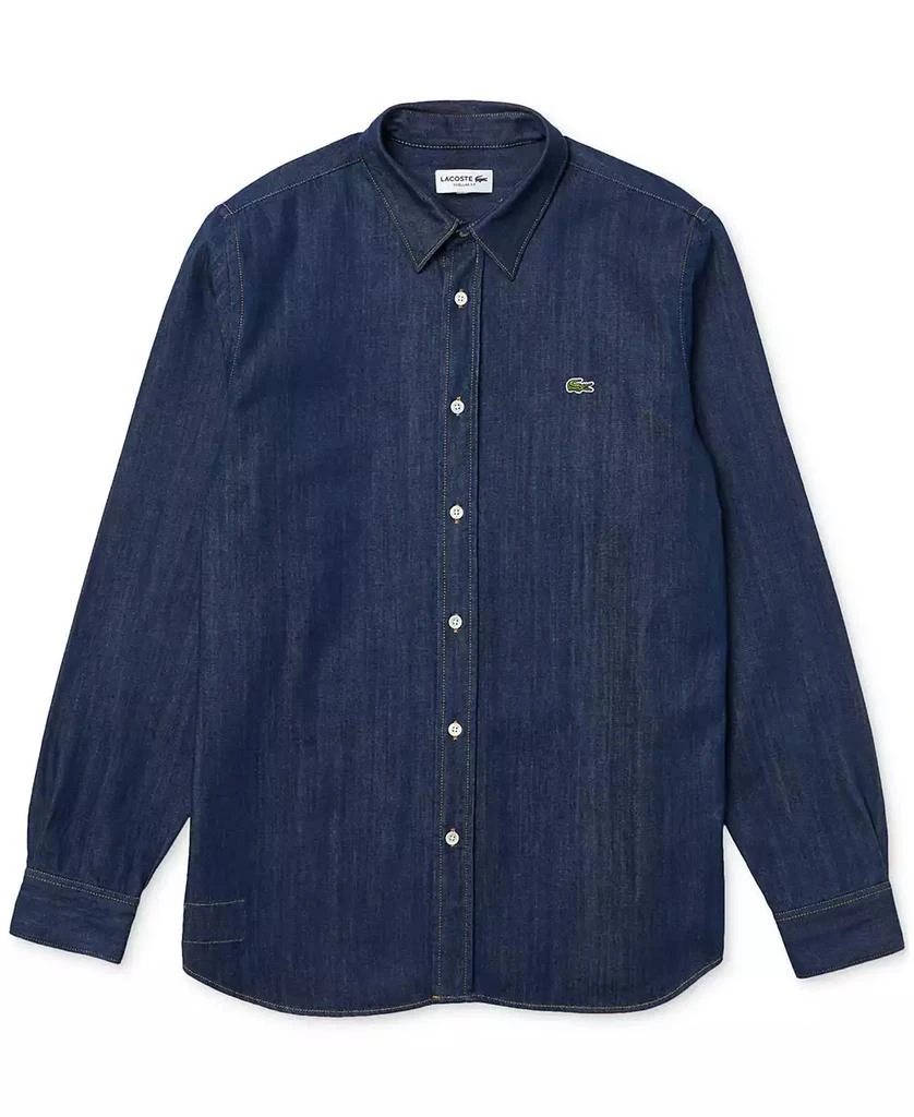 商品Lacoste|Men's Long-Sleeve Denim Shirt,价格¥1010,第1张图片