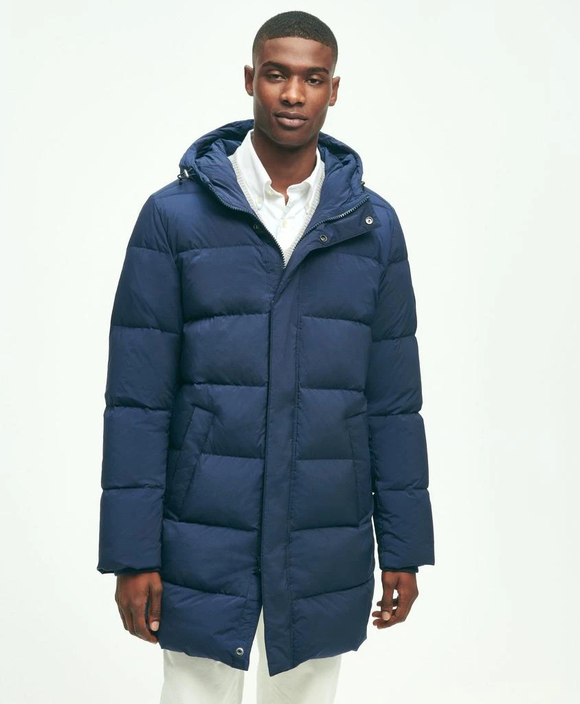 商品Brooks Brothers|Tech Hooded Down Puffer Parka,价格¥1984,第2张图片详细描述