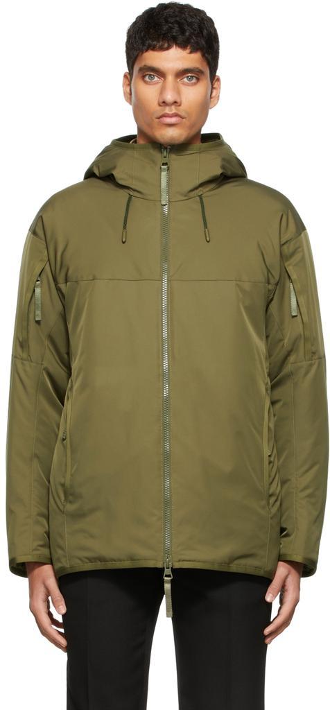 商品Burberry|Khaki Padded Jacket,价格¥9326,第1张图片