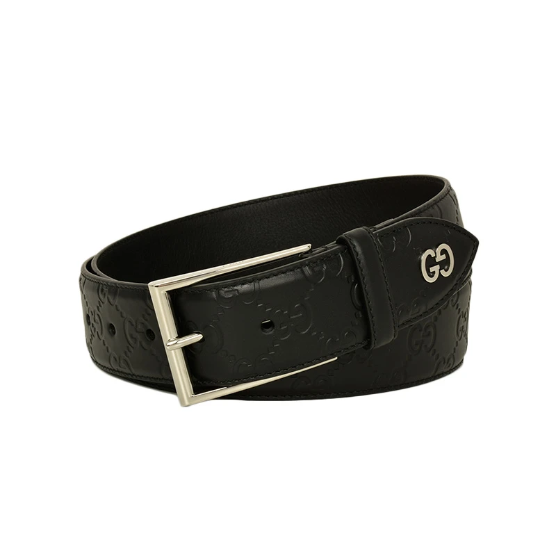 商品Gucci|GUCCI 黑色男士腰带 474311-CWC1N-1000,价格¥2731,第1张图片