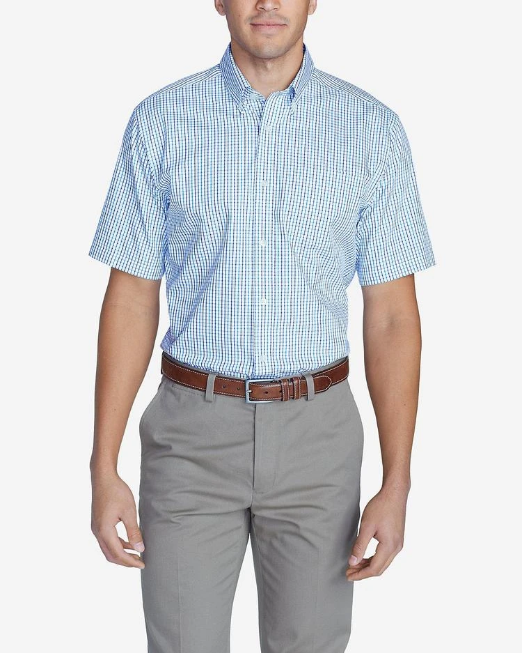 商品Eddie Bauer|Men's Wrinkle-Free Classic Pinpoint Oxford 短袖衬衫,价格¥224-¥484,第2张图片详细描述