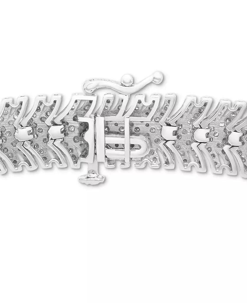 商品Macy's|Diamond Chevron Bracelet (3 ct. t.w.) in Sterling Silver,价格¥5797,第3张图片详细描述