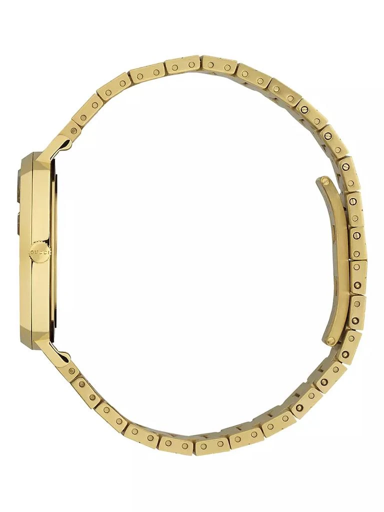 商品Gucci|Grip GG Yellow Gold PVD Bracelet Watch,价格¥12753,第5张图片详细描述