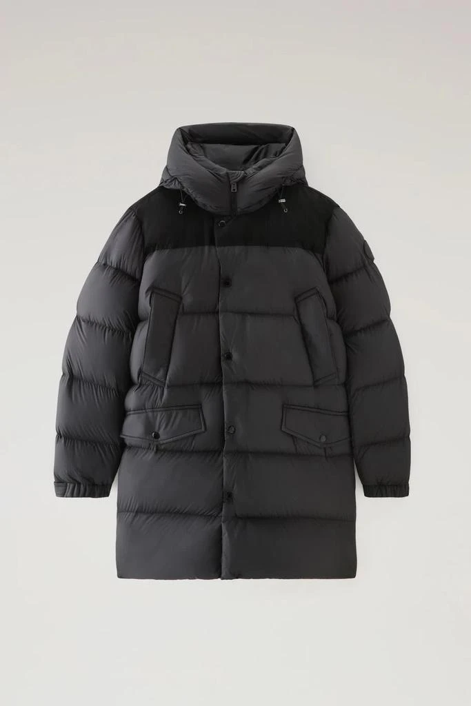 商品Woolrich|Woolrich Microfiber Sierra Parka Jacket - Black,价格¥6225,第1张图片