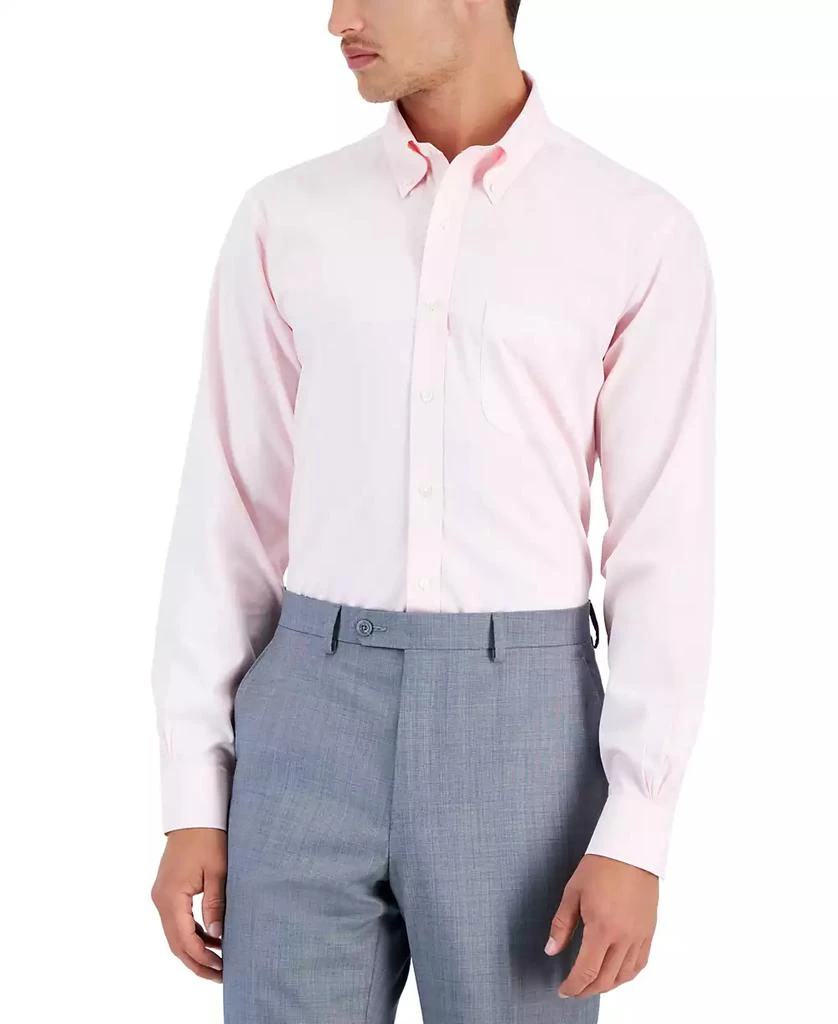 商品Brooks Brothers|Men's Regular Fit Non-Iron Solid Dress Shirt,价格¥449,第1张图片