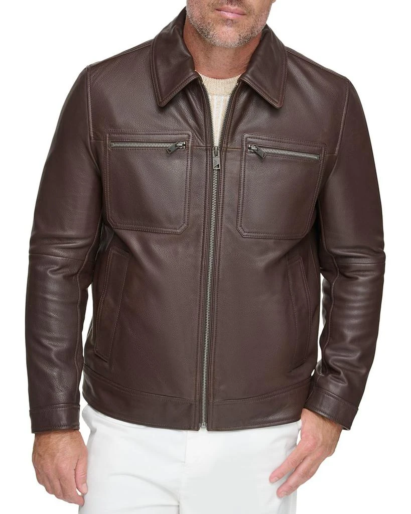 商品Andrew Marc|Halen Leather Jacket,价格¥4727,第1张图片