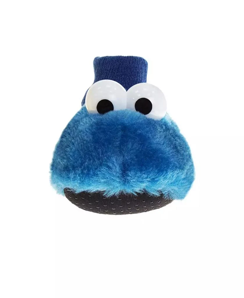商品Sesame Street|Toddler Girls and Toddler Boys Curious Elmo Dual Sizes Slippers,价格¥169,第5张图片详细描述