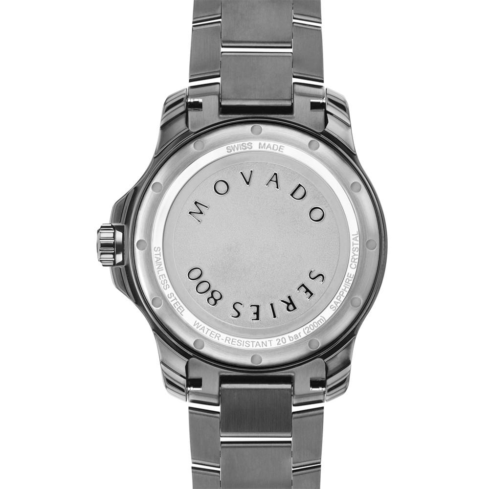 Series 800 Men's Swiss Grey PVD Stainless Steel Bracelet Watch 40mm商品第3张图片规格展示