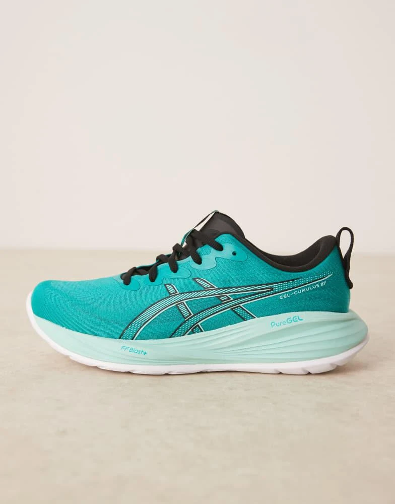 商品Asics|Asics Gel-Cumulus 27 running trainers in wave teal and illuminate mint,价格¥1451,第2张图片详细描述