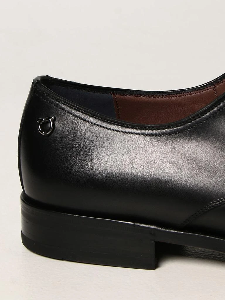 商品Salvatore Ferragamo|Ferragamo Pershore leather derby shoes,价格¥2787,第4张图片详细描述