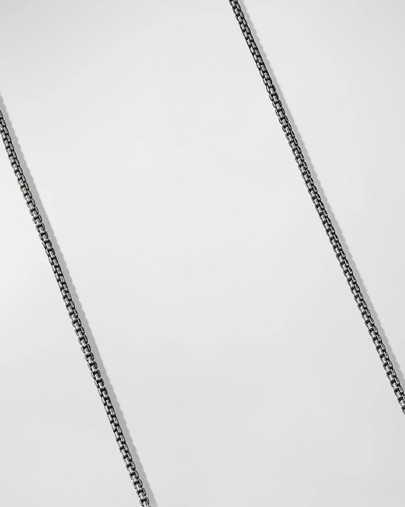 商品David Yurman|1.7mm Men's Box Chain Necklace in Silver,价格¥1376,第3张图片详细描述