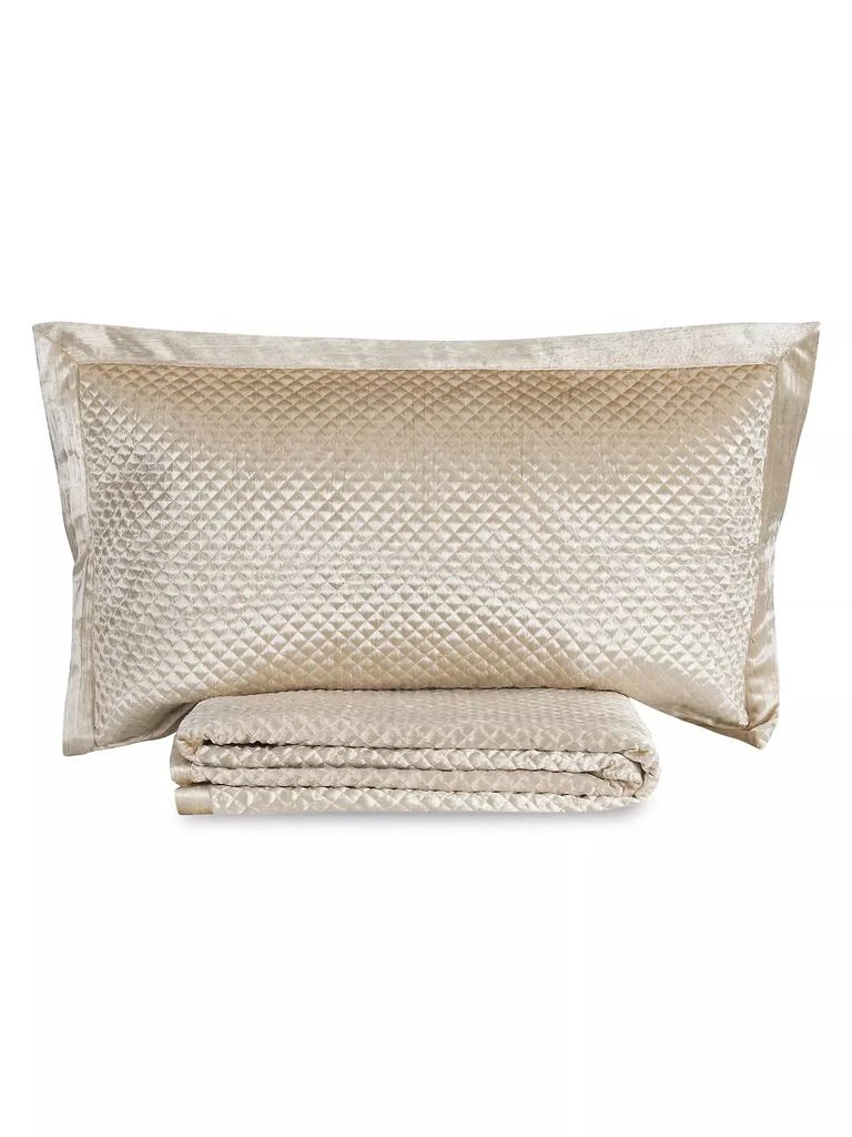 商品Callisto Home|Amani 3-Piece Crushed Velvet Quilt &amp; Shams Set,价格¥3722,第1张图片