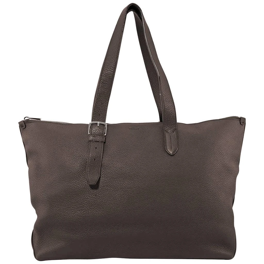 商品Bally|Crimey Coffee Leather Tote Bag,价格¥4319,第1张图片