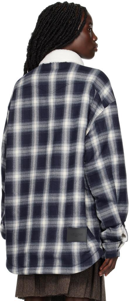 商品We11done|海军蓝格纹夹克,价格¥6960,第5张图片详细描述